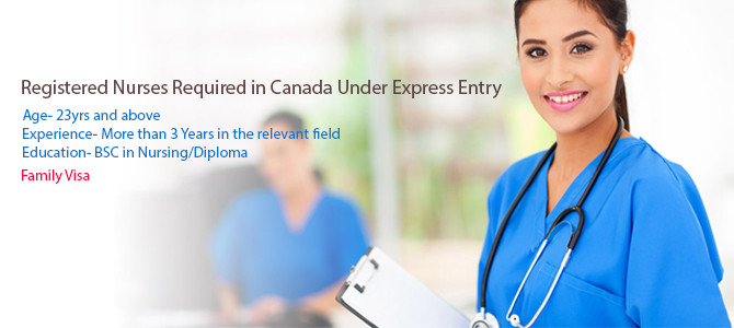 Registered Nurses Required in Canada Under Express Entry
