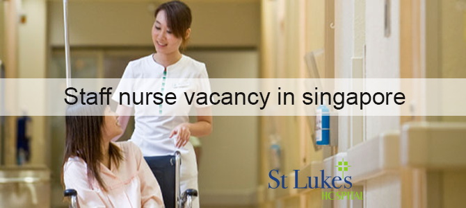 Singapore job opening for nurses